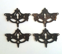 UpperDutch:Hooks and Hardware,Solid Brass Antique Keyhole cover / Antique Victorian style Key Hole Frames / Escutcheon