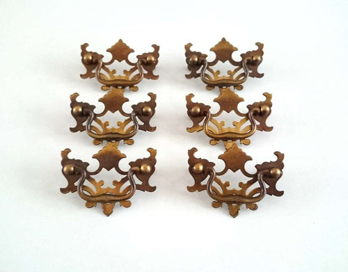 UpperDutch:Hooks and Hardware,ONE Drawer Handles / Brass Hanging Drawer Drop Pulls