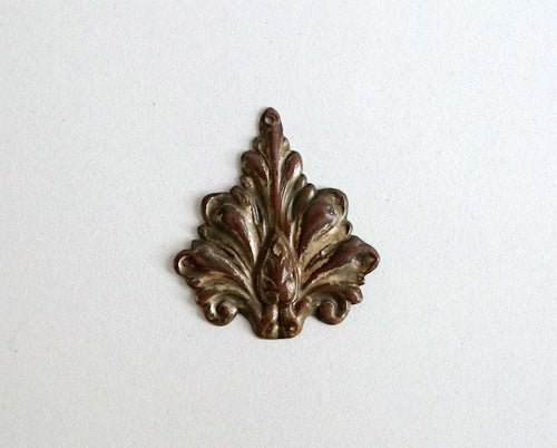 UpperDutch:Hooks and Hardware,1 Authentic Stamped Copper Art Nouveau Ornament / Decoration Stamping