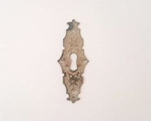 UpperDutch:Hooks and Hardware,Keyhole plate, shabby key hole frame, Antique metal Escutcheon.