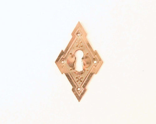 UpperDutch:Hooks and Hardware,Keyhole cover, shabby key hole frame, Antique metal Escutcheon.