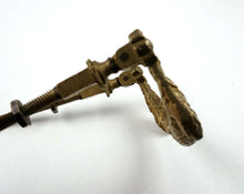 UpperDutch:Hooks and Hardware,Antique Solid brass Ornate Floral Ormolu Drawer Handle / Drawer Drop Pull with flowers