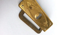 UpperDutch:Hooks and Hardware,Authentic Brass Antique Keyhole cover / Drawer Handle / Old Key Hole Plate / Escutcheon / Drop pull