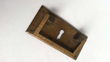 UpperDutch:Hooks and Hardware,Authentic Brass Antique Keyhole cover / Drawer Handle / Old Key Hole Plate / Escutcheon / Drop pull