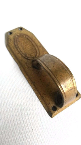 UpperDutch:Hooks and Hardware,Cabinet hardware / Antique Brass Cabinet Pull / Brass Handle