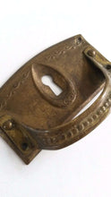 UpperDutch:Hooks and Hardware,Antique Keyhole plate, Drawer Handle, Old Key Hole Cover, Escutcheon, Authentic antique