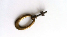 UpperDutch:Hooks and Hardware,Antique Solid Brass Drawer Pull / Drop Ring Drawer Handles