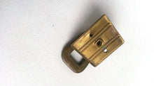 UpperDutch:Hooks and Hardware,Vintage Small brass Hanging Drawer Drop Pull / Door Handle