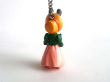 UpperDutch:Land of Magiful,Donkey key chain / dressed donkey figurine / keychain made in the sixties / 60s key chain / large zipper pull charm / bag charm