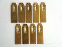 UpperDutch:Hooks and Hardware,1 Keyhole Escutcheon metal Keyhole cover, stamped key hole frame, stamping plate.