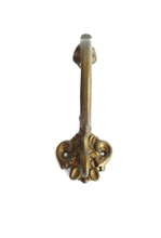 UpperDutch:Hooks and Hardware,1 (ONE) Solid Brass Ornate Wall hook, Coat hook. Storage solution.