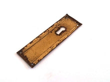 UpperDutch:Hooks and Hardware,Rusty antique keyhole cover, stamped escutcheon with an authentic rustic patina, with loads of character for your furniture.