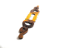 UpperDutch:Hooks and Hardware,1 (ONE) Vintage Brass Keyhole cover, escutcheon, keyhole frame, Keyhole Cover.