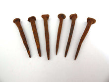 UpperDutch:Hooks and Hardware,Rusty hand forged nails 12 pcs 3", authentic antique restoration hardware. Rustic decoration, real iron spikes, scary supply,