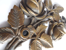 UpperDutch:Hooks and Hardware,Antique bronze flower ornament, rose furniture decoration.Antique floral hardware,bronze flower escutcheon,restoration hardware.