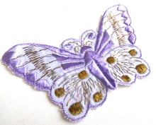 UpperDutch:Sewing Supplies,Applique, butterfly 1930s vintage embroidered applique. Vintage patch, sewing supply.