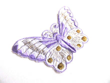 UpperDutch:Sewing Supplies,Applique, butterfly 1930s vintage embroidered applique. Vintage patch, sewing supply.