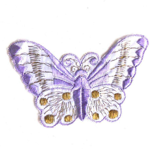 UpperDutch:Sewing Supplies,Applique, butterfly 1930s vintage embroidered applique. Vintage patch, sewing supply.