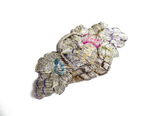 UpperDutch:Sewing Supplies,Fruit basket applique, 1930s vintage embroidered applique. Vintage patch, sewing supply.