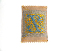 UpperDutch:Sewing Supplies,Monogram Z Applique, 1930s Vintage Embroidered 'Letter Z' applique. Alphabet Patch / Monogram application, antique letter.
