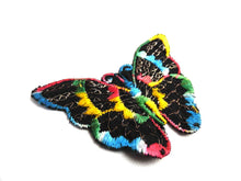 UpperDutch:Sewing Supplies,Applique,butterfly applique, 1930s vintage embroidered applique. Vintage patch, sewing supply.