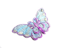 UpperDutch:Sewing Supplies,Butterfly applique, 1930s vintage embroidered applique. Vintage patch, sewing supply. Applique, Crazy quilt