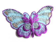 UpperDutch:Sewing Supplies,Butterfly applique, 1930s vintage embroidered applique. Vintage patch, sewing supply. Applique, Crazy quilt