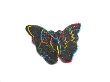 UpperDutch:Sewing Supplies,Applique,butterfly applique, 1930s vintage embroidered applique. Vintage patch, sewing supply.