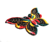 UpperDutch:Sewing Supplies,Applique,butterfly applique, 1930s vintage embroidered applique. Vintage patch, sewing supply.