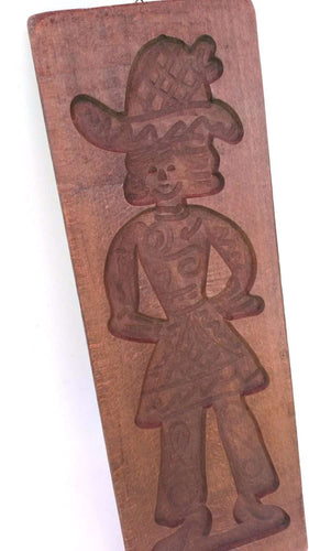 UpperDutch:Cookie Mold,Wooden cookie mold. Wooden Dutch Folk Art Cookie Mold. speculaas plank / speculoos.