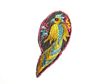 UpperDutch:Sewing Supplies,Bird Applique / 1930s Vintage Embroidered Bird  applique / application / patch. Vintage patch, sewing supply.