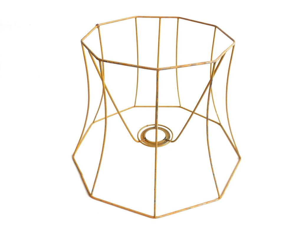 Lampshade frame, wire frame, Authentic vintage lampshade wire frame, l