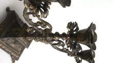 UpperDutch:Candelabras,Candle holder. Antique 3-arm Candle Holder. French home decor.