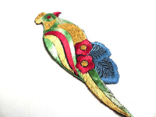 UpperDutch:Sewing Supplies,Bird Applique / 1930s Vintage Embroidered Bird  applique / application / patch. Vintage patch, sewing supply.