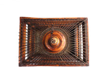 UpperDutch:Birdcage,Bird Cage, Antique handmade primitive French Bird Cage, Antique French Home Decor, Wood and metal Birdcage.