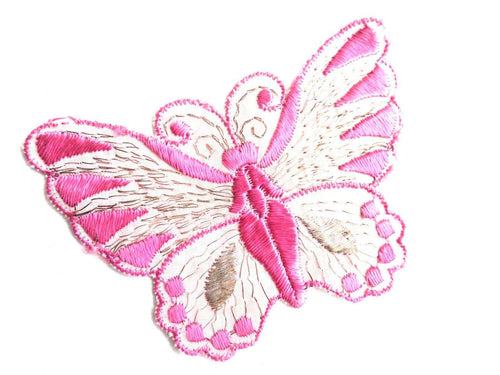 UpperDutch:Sewing Supplies,Butterfly applique, 1930s vintage embroidered applique. Vintage patch, sewing supply. Applique, Crazy quilt.