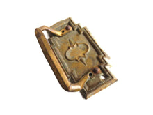 UpperDutch:Hooks and Hardware,Art Deco Antique Shabby Cabinet Drawer Drop Pull  / Vintage Door Knob / Distressed Door Handle / Escutcheon