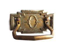 UpperDutch:Hooks and Hardware,Art Deco Antique Shabby Cabinet Drawer Drop Pull  / Vintage Door Knob / Distressed Door Handle / Escutcheon