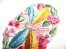 UpperDutch:Sewing Supplies,Applique, 1930s vintage embroidered dragonfly applique. Vintage patch, sewing supply. Applique, Crazy quilt