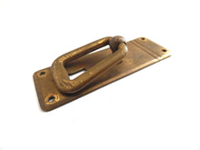 UpperDutch:Hooks and Hardware,Antique Cabinet Drop Pull  / Vintage Door Knob / Distressed Door Handle / Key hole cover / Escutcheon