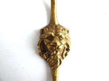 UpperDutch:Hooks and Hardware,Lion head coat hook .Solid Brass Lion Head Wall hook / Vintage Coat hooks / Hanger