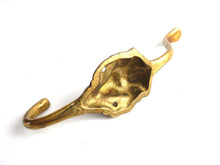 UpperDutch:Hooks and Hardware,Lion head coat hook .Solid Brass Lion Head Wall hook / Vintage Coat hooks / Hanger