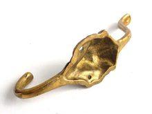 UpperDutch:Hooks and Hardware,Lion head coat hook .Solid Brass Lion Head Wall hook / Vintage Coat hooks / Hanger