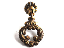 UpperDutch:Hooks and Hardware,1 Hanging Drawer Pull / Brass plated Cabinet knob / Drop Door Handle.