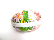 UpperDutch:Home and Decor,Easter Egg - German Easter Paper Mache Egg - Vintage Candy Container