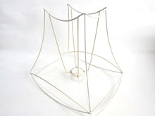 UpperDutch:Lampshade frame,Lampshade frame, wire frame, Authentic vintage lampshade wire frame. Lampshade frame DIY.