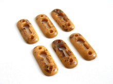 UpperDutch:Hooks and Hardware,1 Vintage Keyhole cover plastic rounded escutcheon keyhole frame / plate. marbled brown