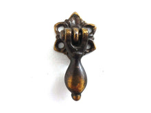 UpperDutch:Hooks and Hardware,Antique Hanging Drawer Pull / Metal Cabinet knob / Drop Door Handle. Cabinet hardware, restoration hardware