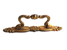 UpperDutch:Hooks and Hardware,Drawer Handle / Vintage brass plated Drawer Handle / Drop pull