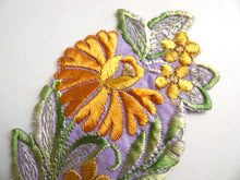UpperDutch:Sewing Supplies,Flower Patch - Applique, 1930s vintage embroidered applique. Vintage floral patch, sewing supply.